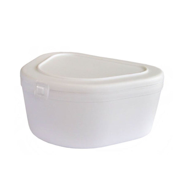 Recipiente para dentadura | 1 unidade embalada | Reutilizável | Plástico rígido | DN-01 | Mobiclinic