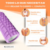 Rolo de massagem | Borracha de espuma | 14 x 33 cm | Versátil | Leve | Previne lesões | Laranja | FitRoller | Mobiclinic