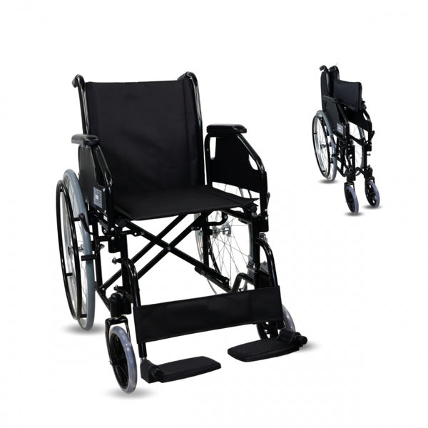 Cadeira de rodas | Dobrável | Leve | Ortopédica | Aço | Catedral | Mobiclinic