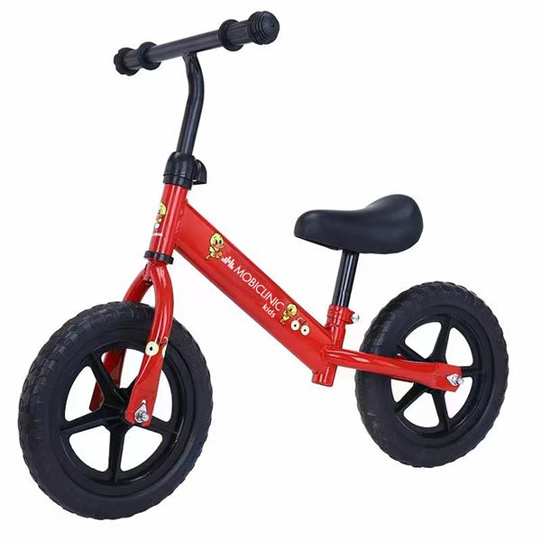 Bicicleta infantil |Sem pedais | 3-5 anos |Ultraleve |Assento de guiador ajustável |Max 40kg |Vermelho|Jett |Mobiclinic