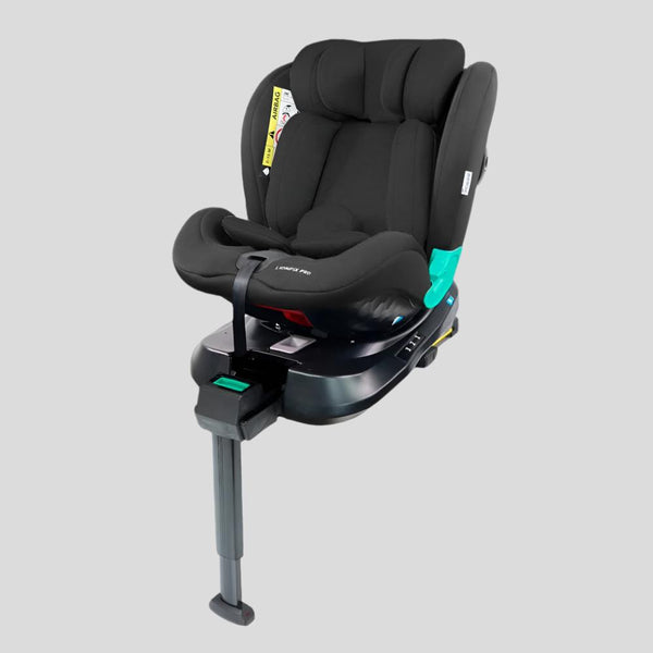 Cadeira auto infantil |360º |i-Size |Evolutiva |40 - 150cm |0-12 anos|Reclinável |Ajustável |Preta | Lionfix Pro |Mobiclinic