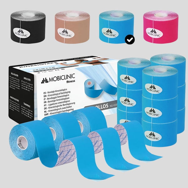 Kinesiotape | Fitas Neuromusculares | 5cm x 5m | 12 unidades | Mobitape | Mobiclinic