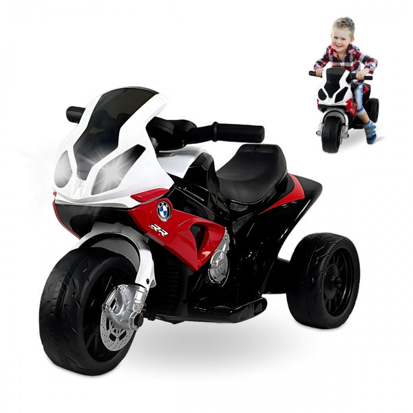 Motocicleta elétrica infantil | 3 rodas | Com som | Luz | Motor 25W | MobiXplo | Mobiclinic